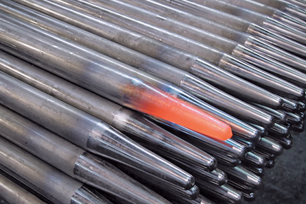 swaging and pointing service at brooks forgings ltd