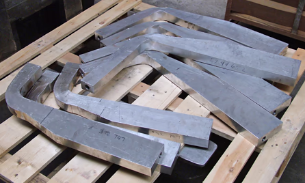 special aluminium bracketry cored plate bending