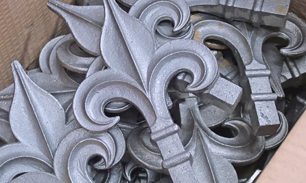 ornamental railhead casting