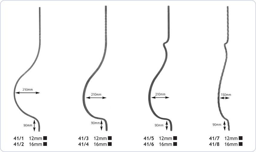 balcony bow rails