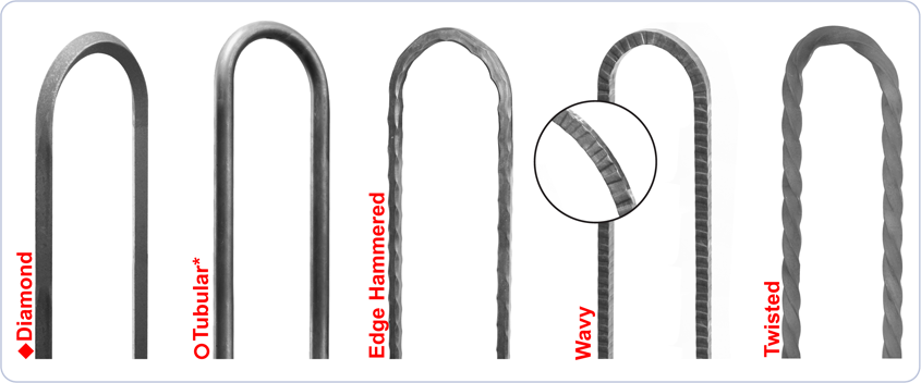 bow top railing and fencing components