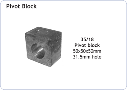 gate and fencing accessories pivot blocks