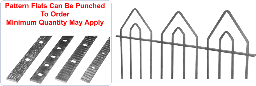 decorative punched bars for fencing