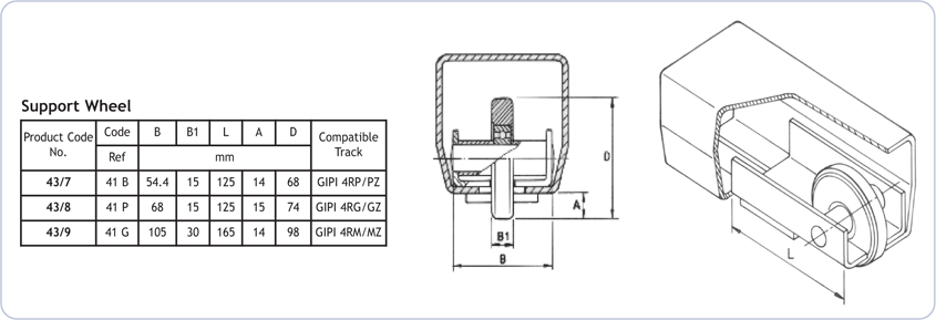 sliding cantilever gate accessories