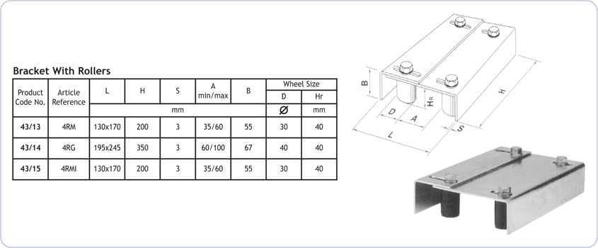 sliding cantilever gate accessories