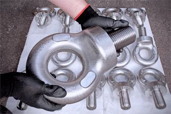 stainless steel duplex drop forged BS4278 collared eyebolts