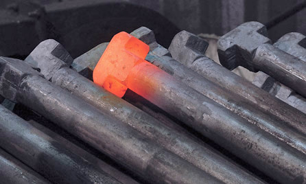 Hot forged special hammerhead t-bolts at Brooks Forgings