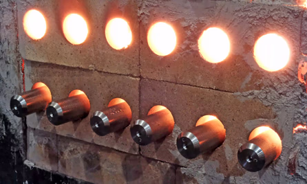 oil and gas heating for metal forging and forming