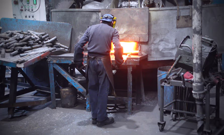 oil and gas heating for metal forging and forming