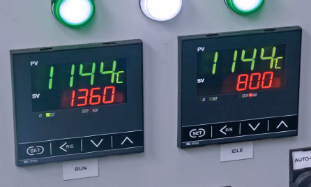 digital furnace temperature control