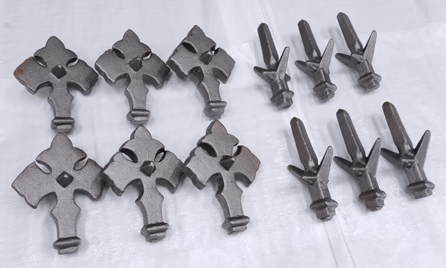 replication of railheads using casting processes