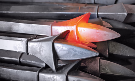 specialist hot forged of hertiage railhead on bar