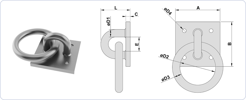 mooring rings type 1