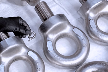 drop forged stainless steel collared eyebolts from Brooks Forgings