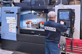 cnc machining capability at Brooks Forgings