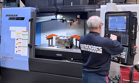 machining service at brooks forgings ltd