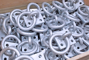canal and marina mooring rings by Brooks Forgings