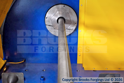 Inside the machine: Torsion Bar at 90 degrees twist.