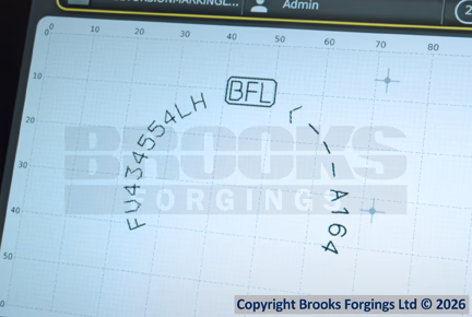 Digitally controlled micro-percussion marking system.