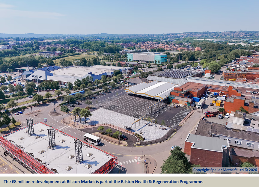 The &pound;8 million redevelopment at Bilston Market is part of the Bilston Health & Regeneration Programme