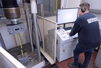 mayes 50 tonne destructive tensile testing machine