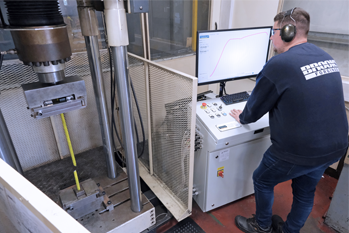 mayes 50 tonne destructive tensile testing machine