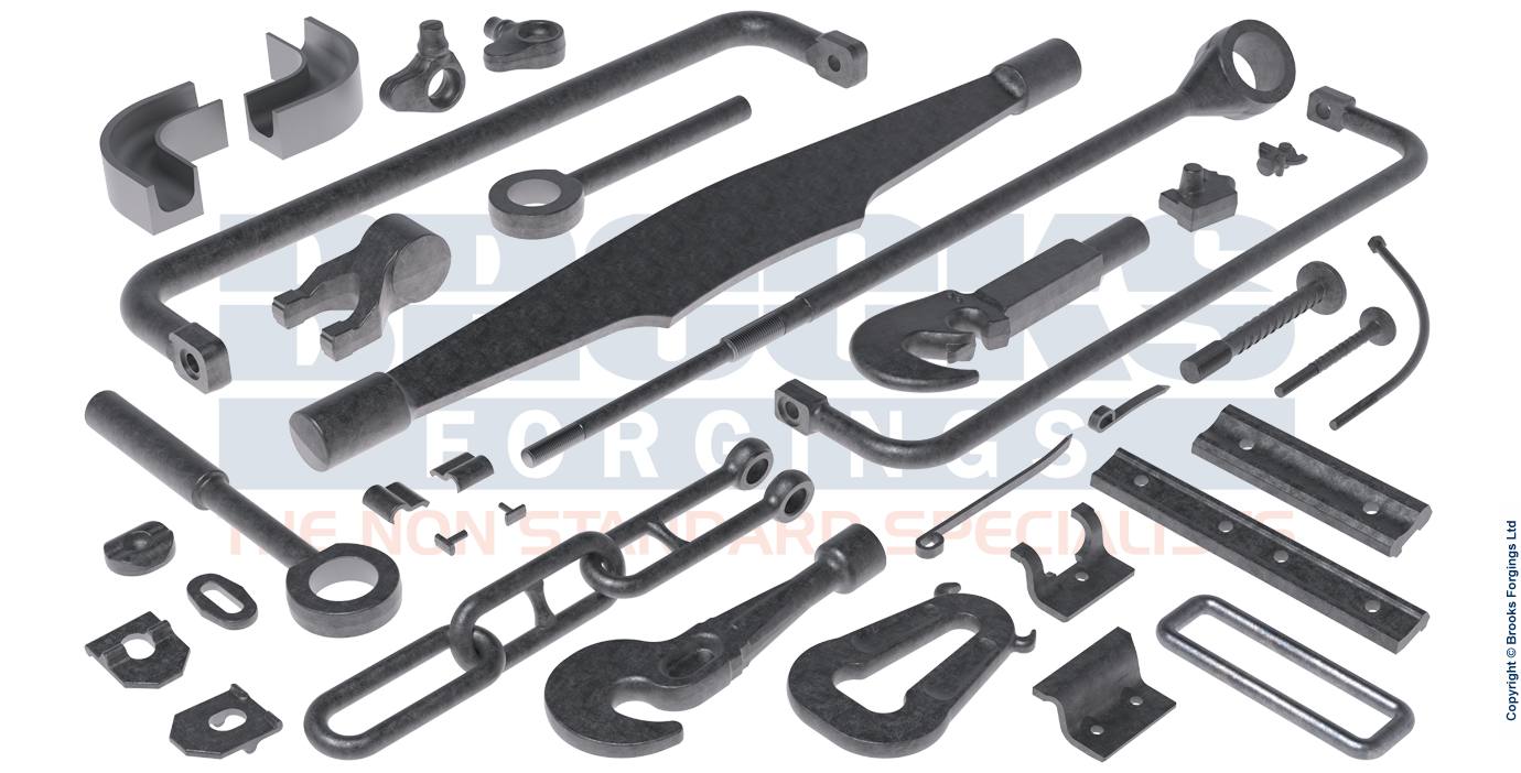 rail and locomotive components forgings