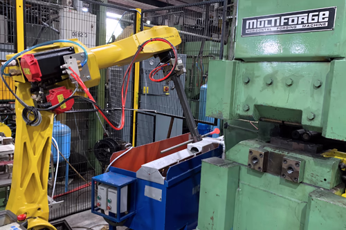 robotic automated upset forging servivce brooks forgings ltd