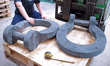 specialist shackle manufacture for bespoke project by Brooks Forgings