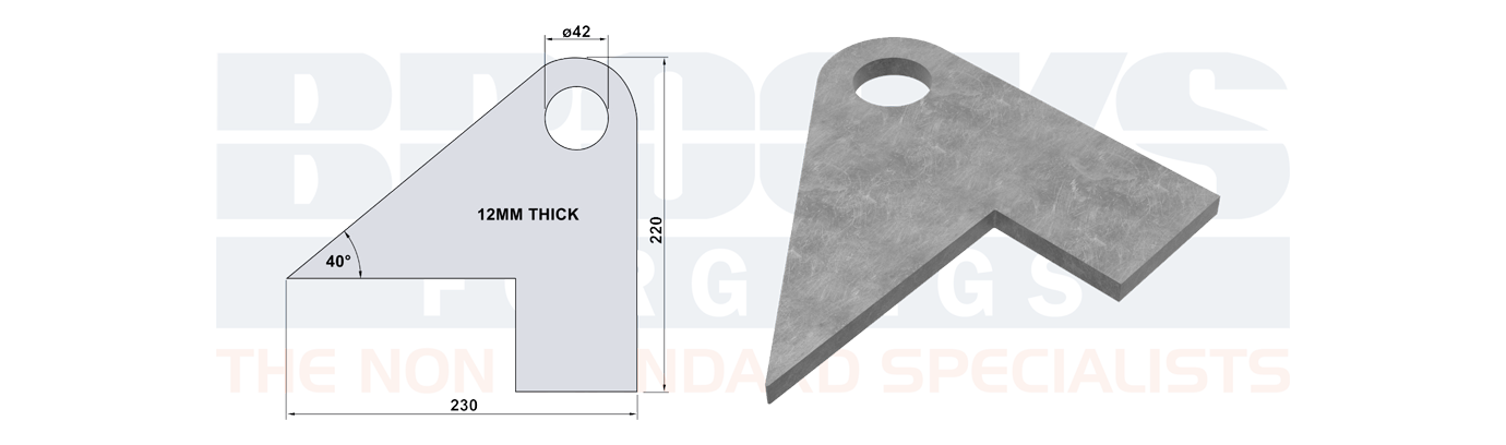 container roro roller mounting plate BFD6903