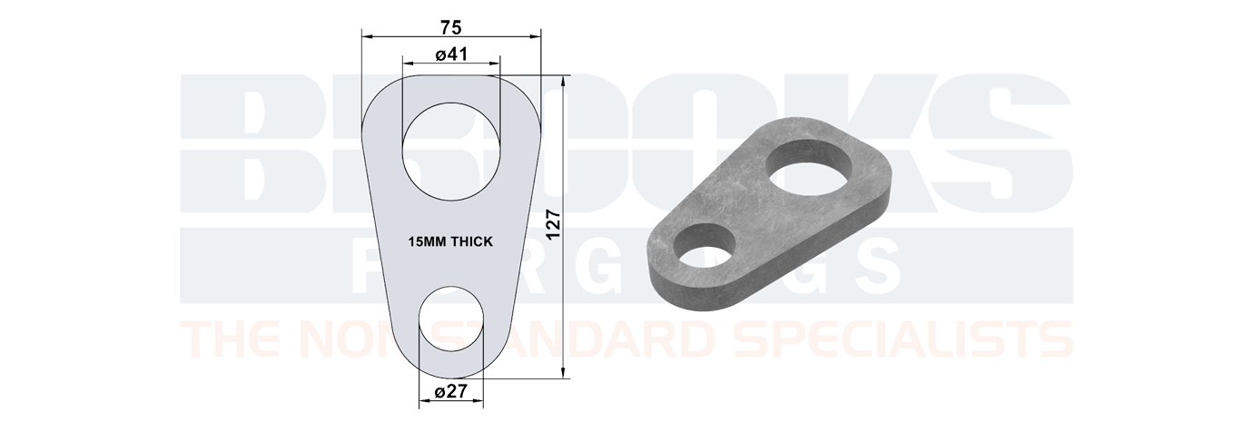skip and container plate profile BFD4174