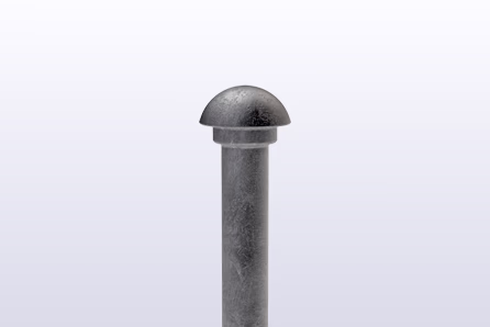 forged 25mm diameter tent marquee stake pin BFD4616 by Brooks Forgings