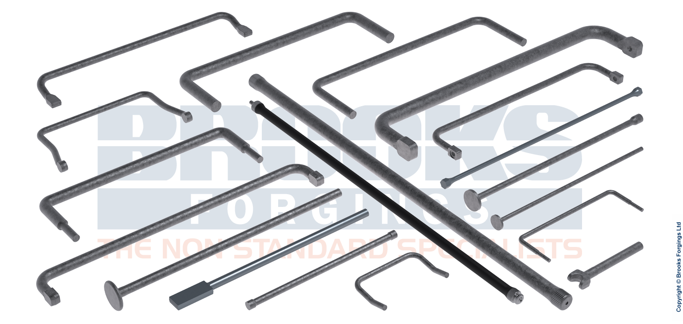 torsion bars anti-roll bars examples from Brooks Forgings
