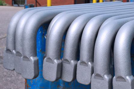 heavy bending of torsion and anti-roll bars at Brooks Forgings