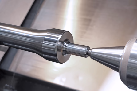 precision torsion bar machining at Brooks Forgings