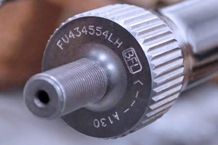 marking of torsion bars for full traceability from Brooks Forgings