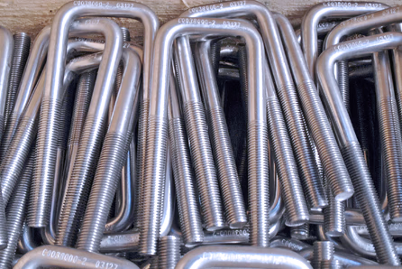 special stainless steel square back u-bolts from Brooks Forgings