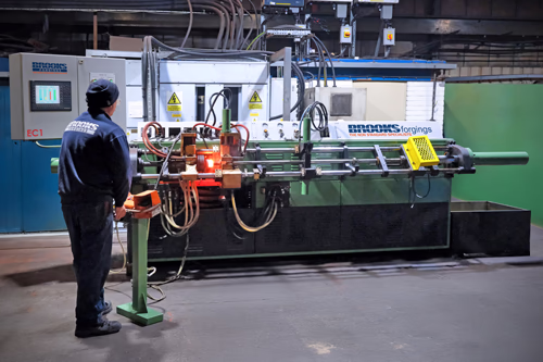 electric electrical upset forging service at brooks forgings