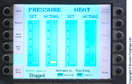 computer controlled electrical upset forging machine brooks forgings ltd