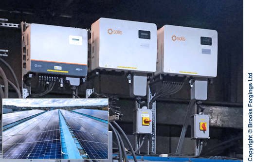 solar powered electrical upset forging brooks forgings ltd