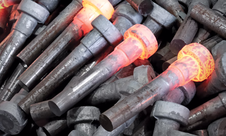 upset forged shafts close net shapes