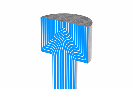 upset forging grain flow structure diagram