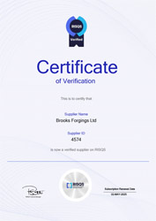 RISQS Certificate Of Verification