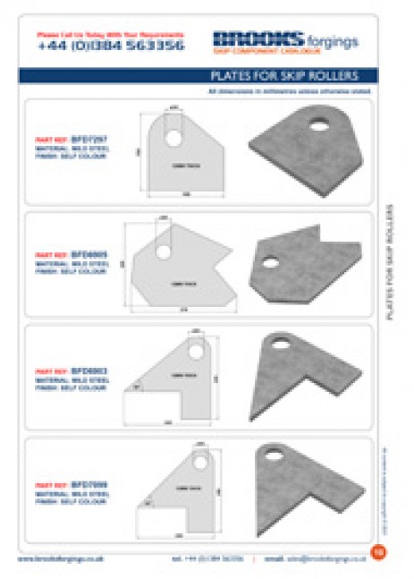 Roller Mounting Plates