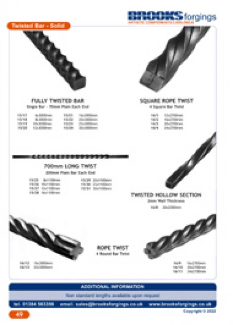 Twisted Bars