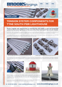 Tension System Components For Tyne South Pier Head Lighthouse Restoration
