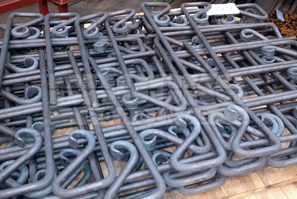 17 - hand forged forging drop bars
