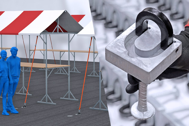 Bespoke Tie Down Anchor Socket Solution For Beresford Square Market in Woolwich, London