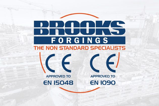 Brooks Forgings Achieves EN1090-1 & EN15048 Approval To The Construction Products Standard For CE Marking