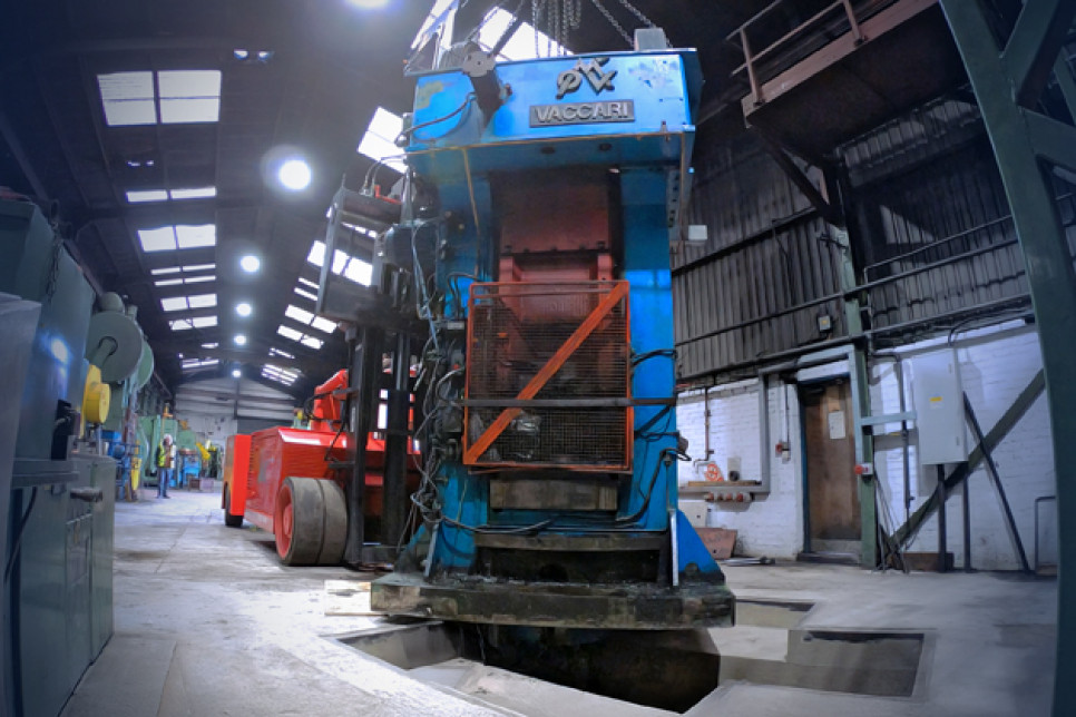 Expansion Continues with the Installation Of Vaccari Forging Screw Press